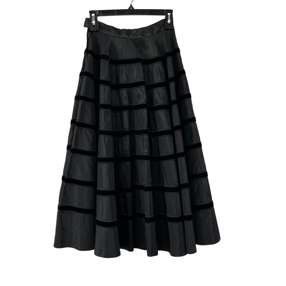 Vintage Smart Set Midi Party Skirt Women’s XS/S? Black Used Repair Needed